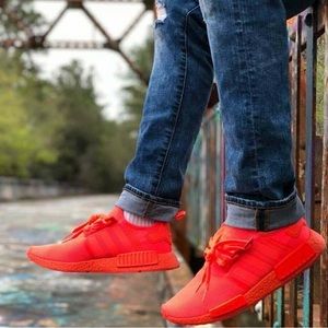 Adidas NMD R1 Scarlet - WORN - Size Men’s 9.5